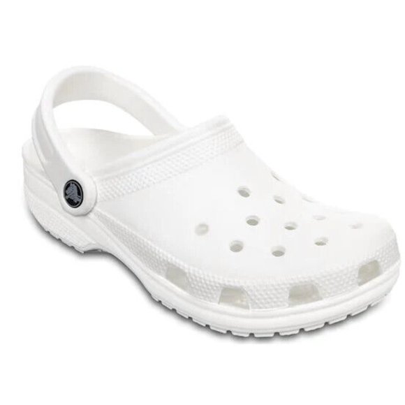 Crocs Unisex Classic Clog White Size M7 / W9 - Picture 3 of 6